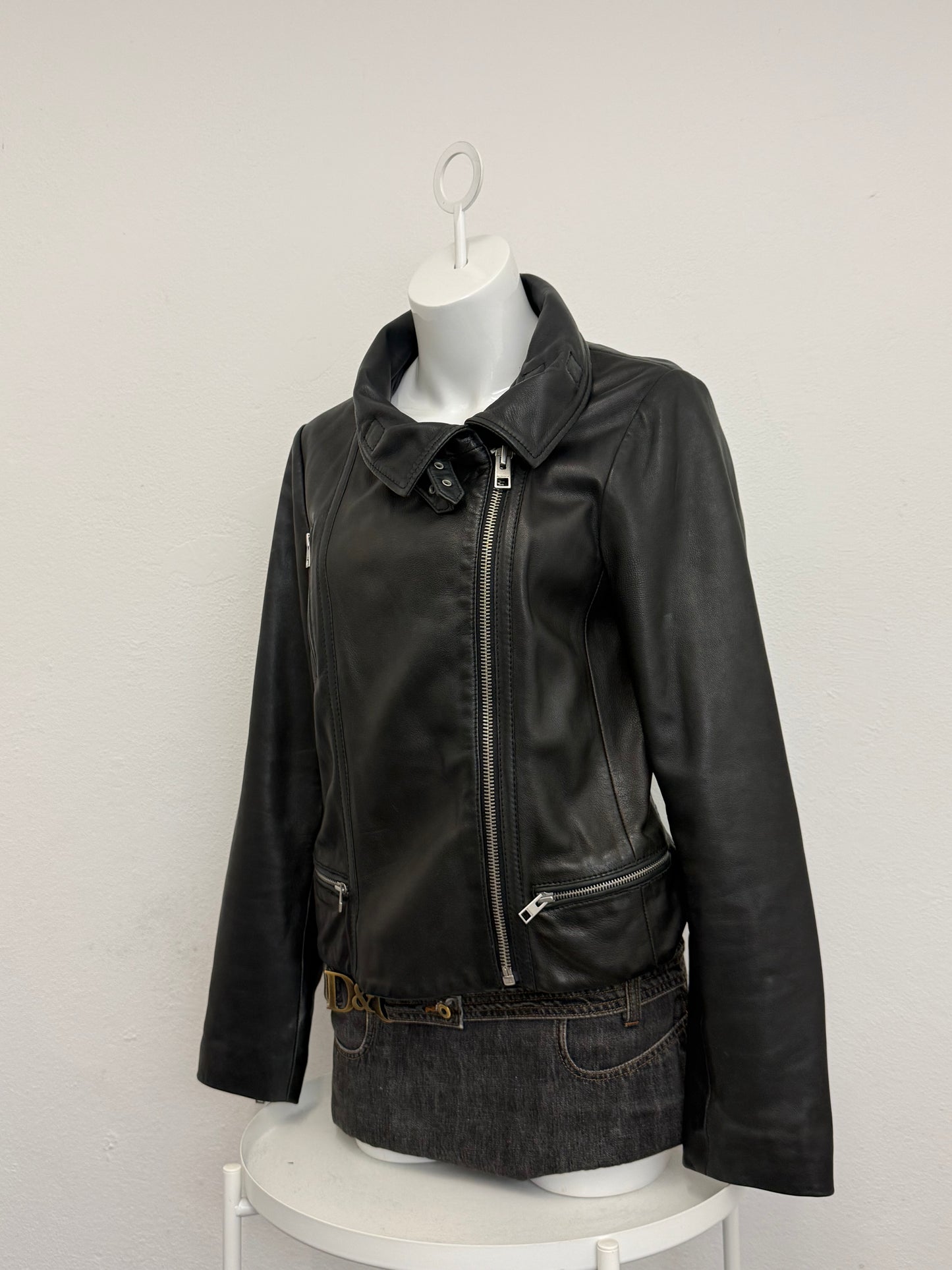 Allsaints Leather Jacket (UK12)