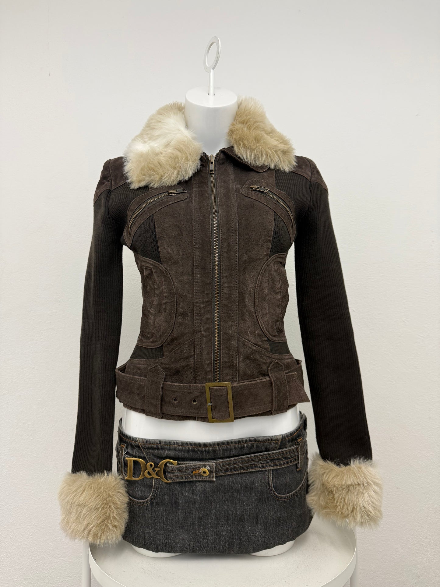 Jane Norman Suede Jacket (UK10)