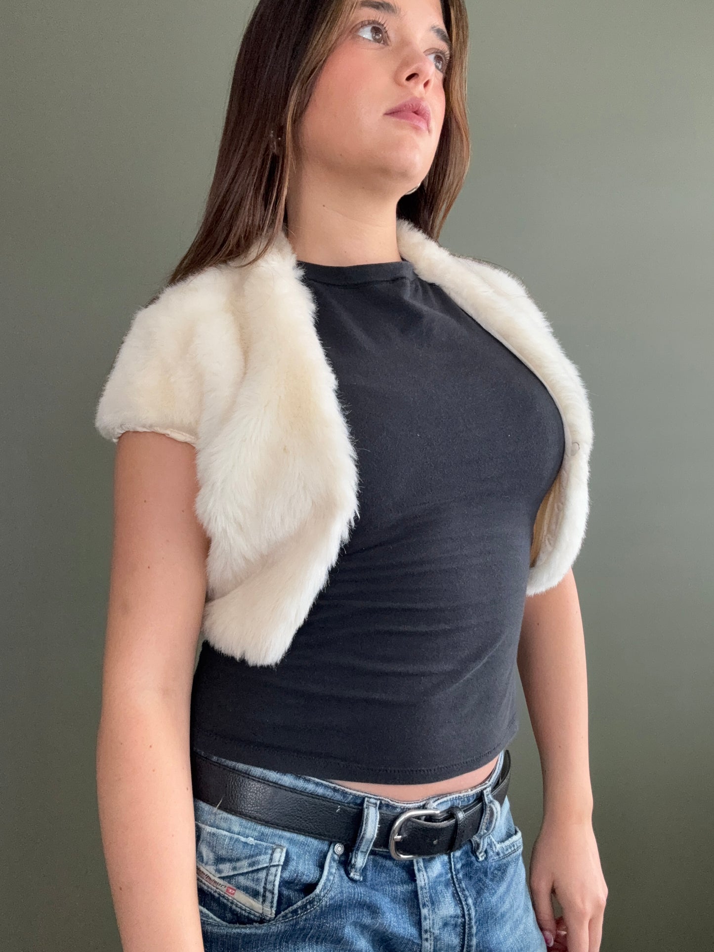 Karen Millen Faux Fur Bolero (UK8)