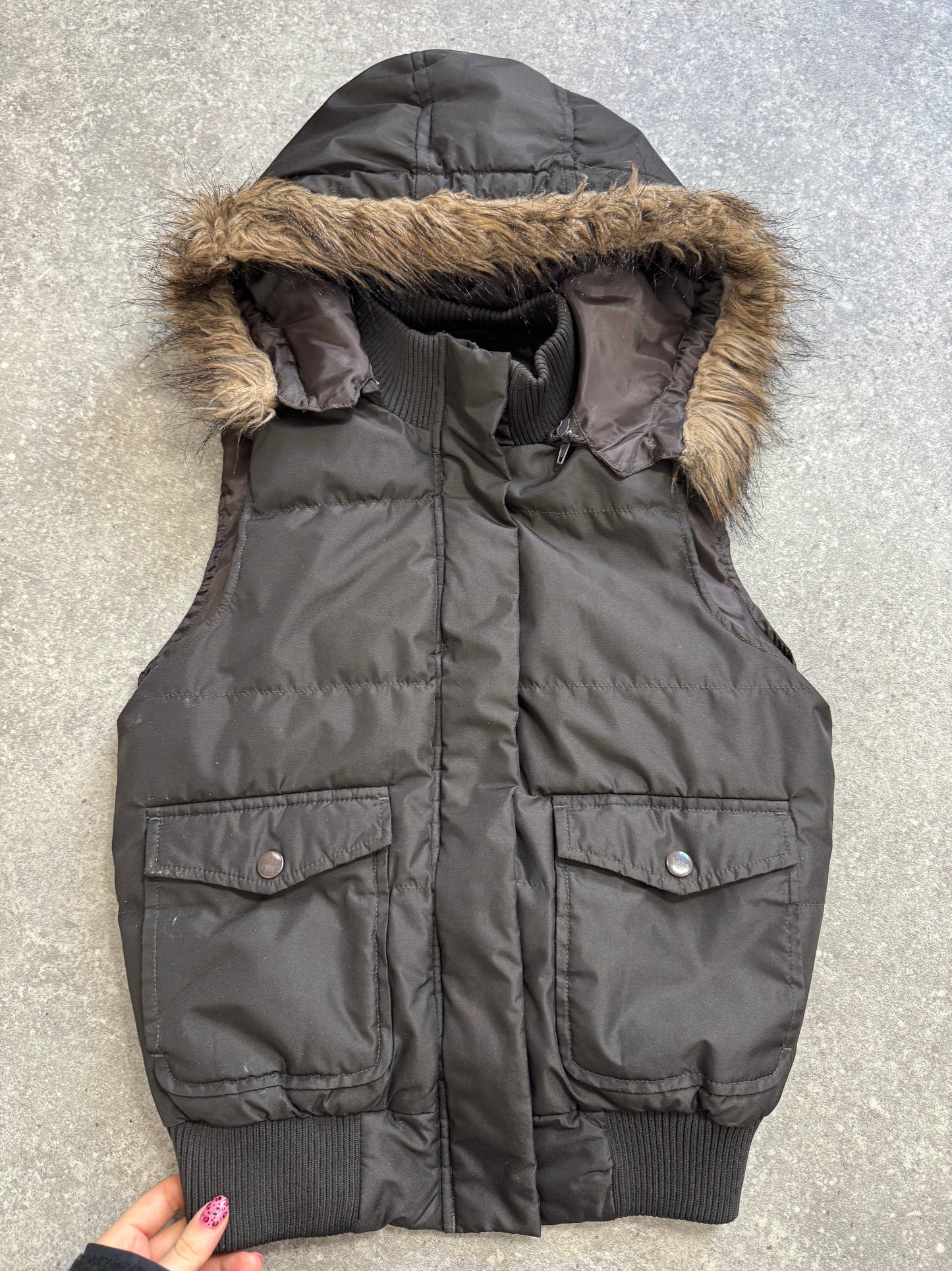 Y2K Brown Gilet (UK10)