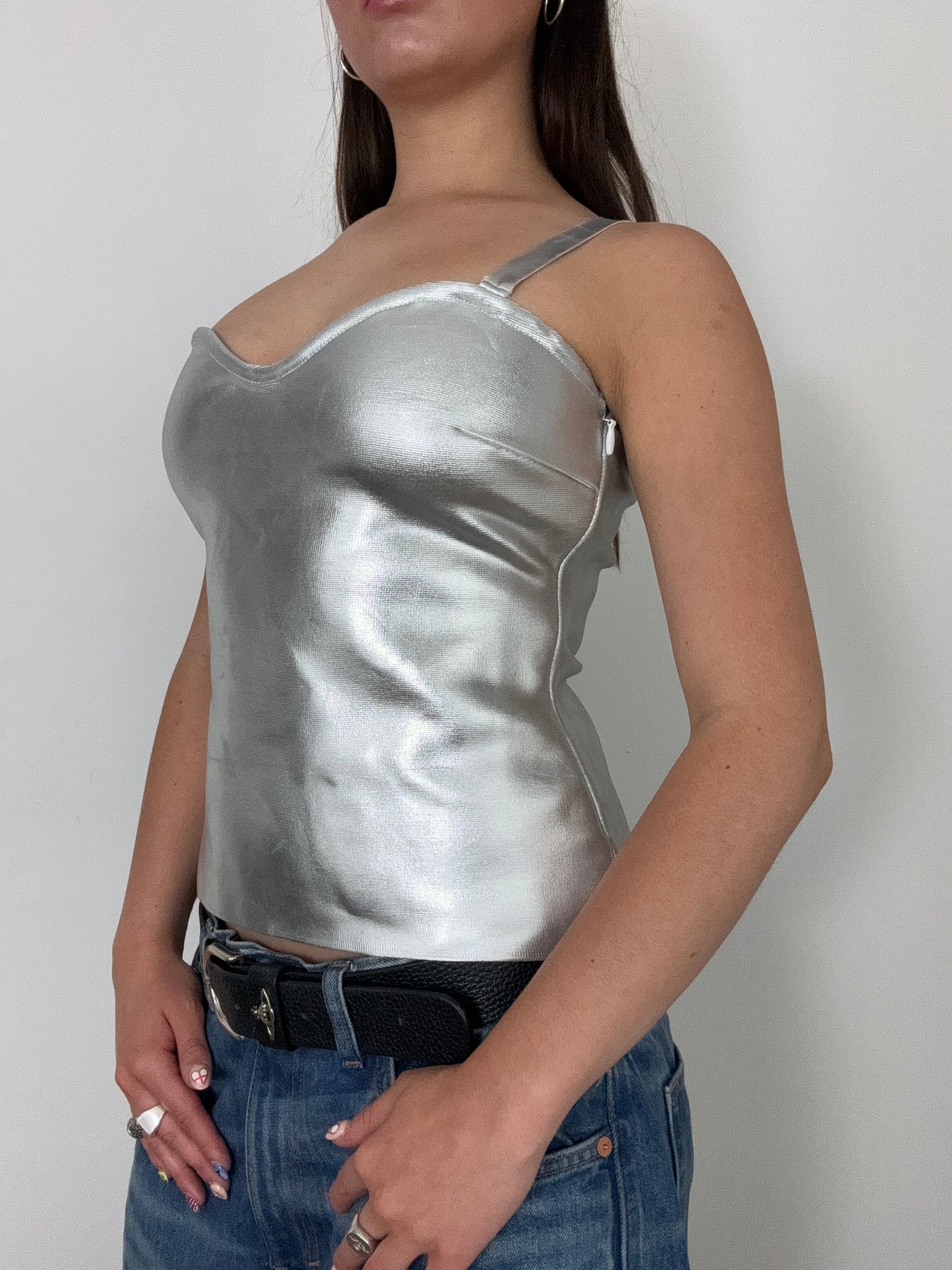 Karen Millen Silver Top