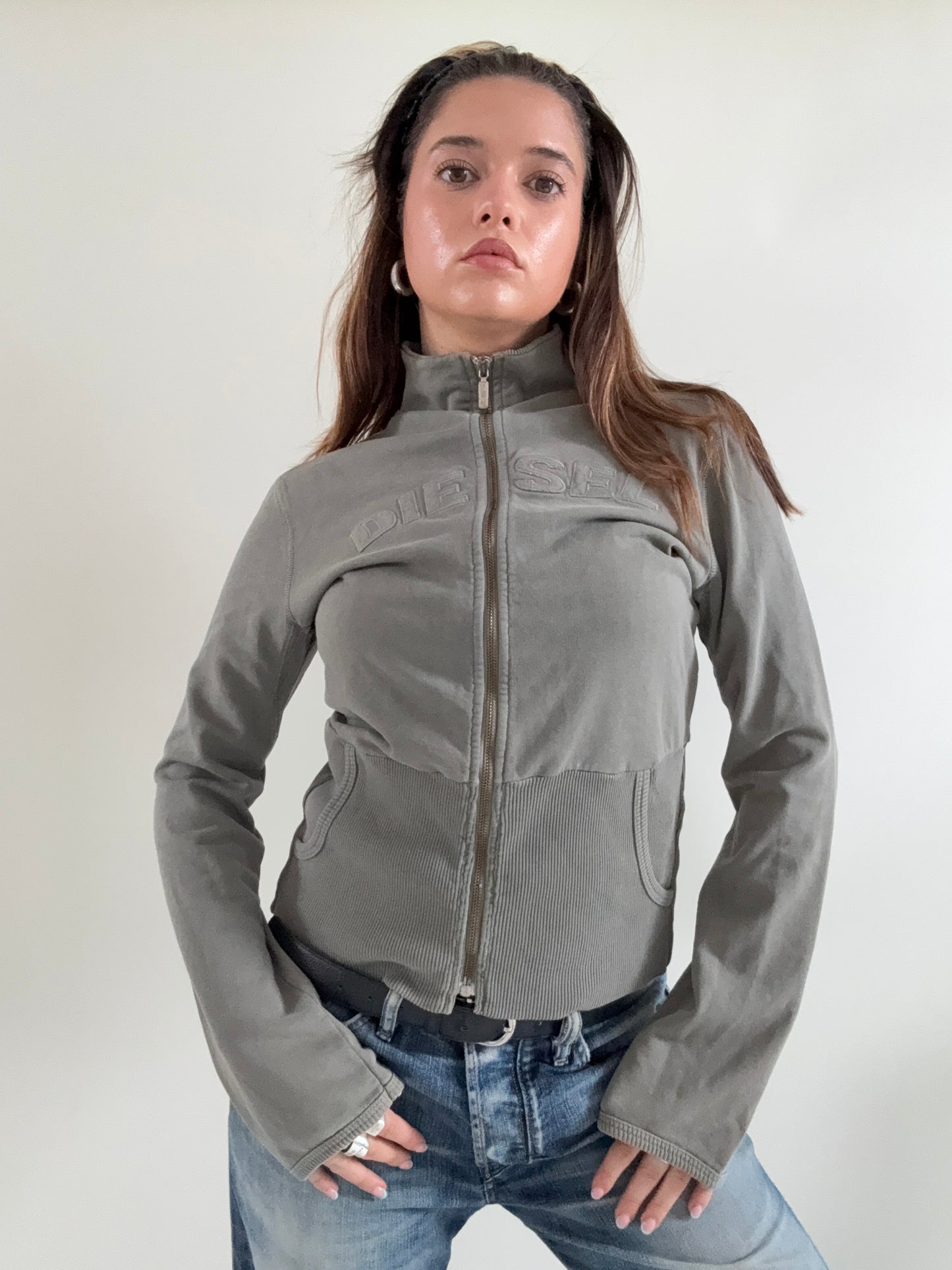 Deadstock Diesel Zip Jumper (L)