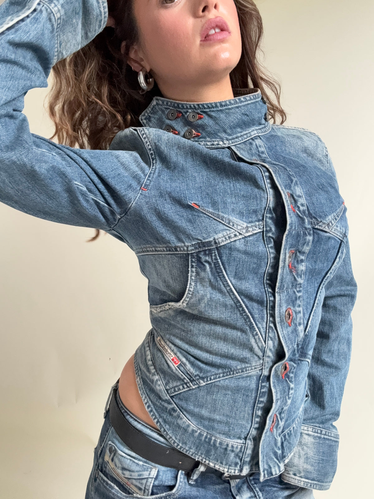 Diesel Denim Corset Jacket (L)