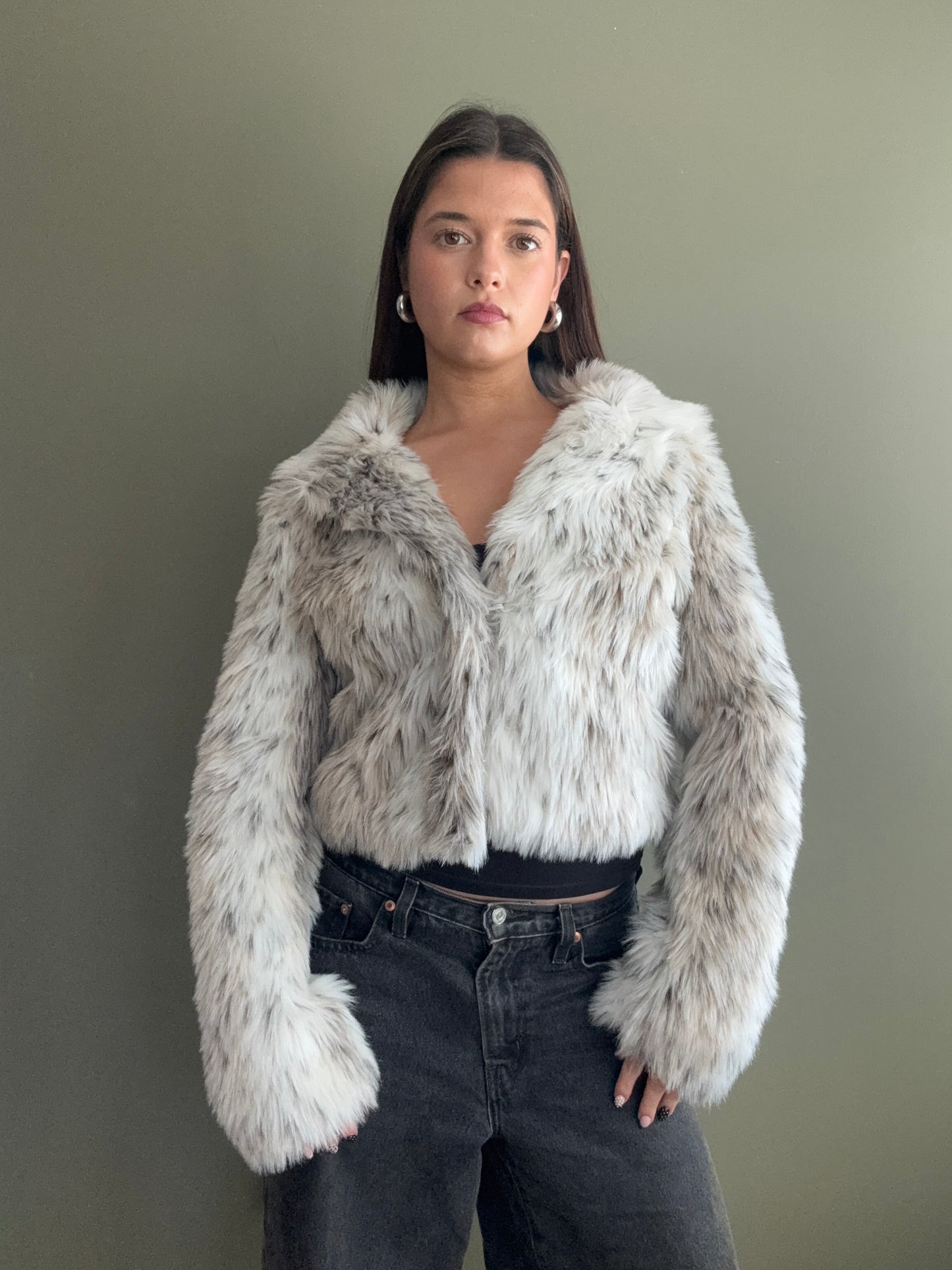 Faux Fur Jacket (UK12)