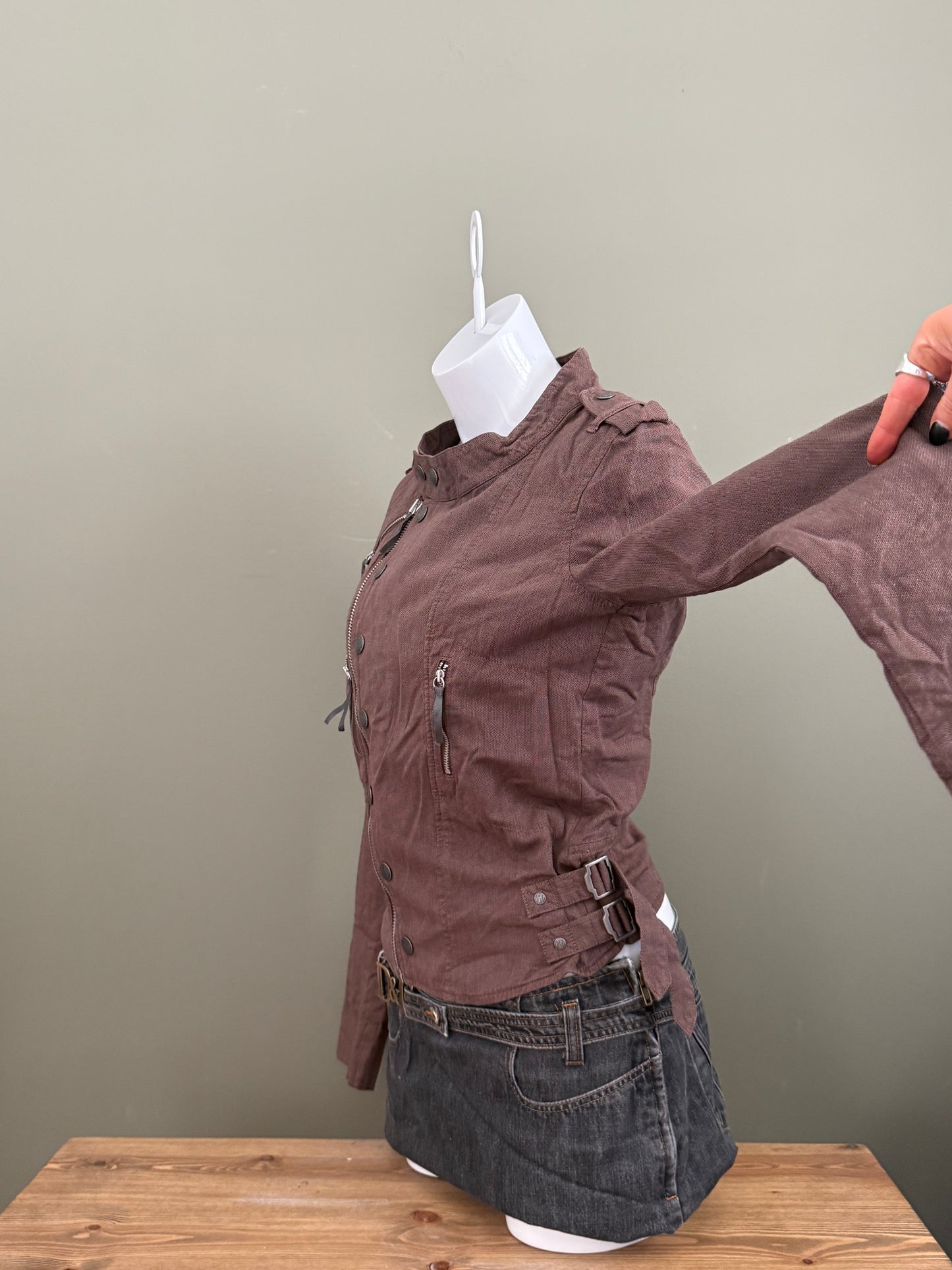 Diesel Fitted Asymmetric Jacket (L)