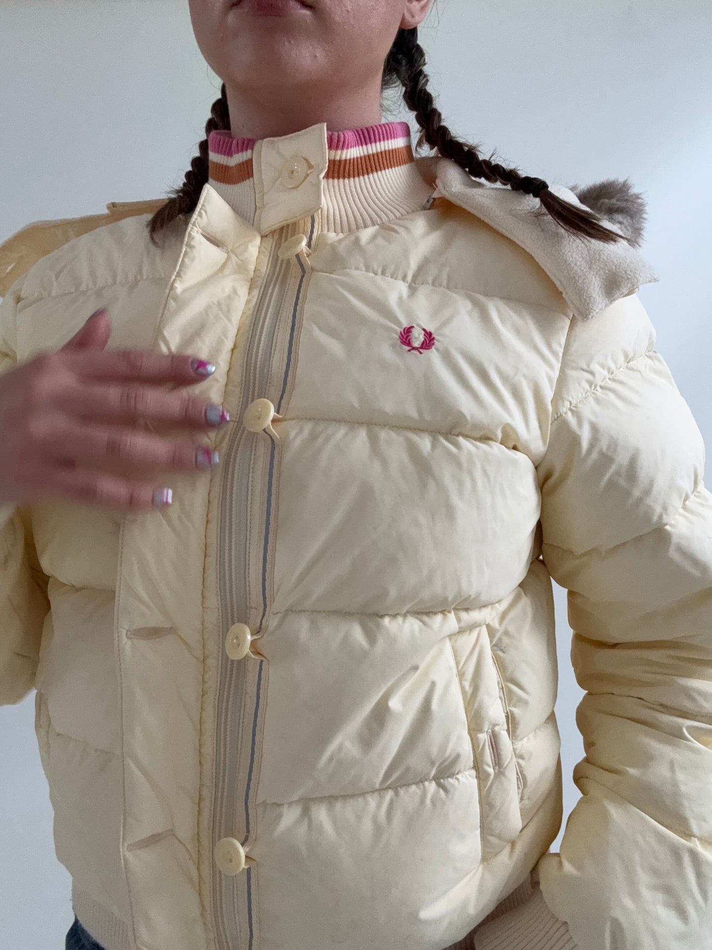 Fred Perry Puffer Jacket (UK12)