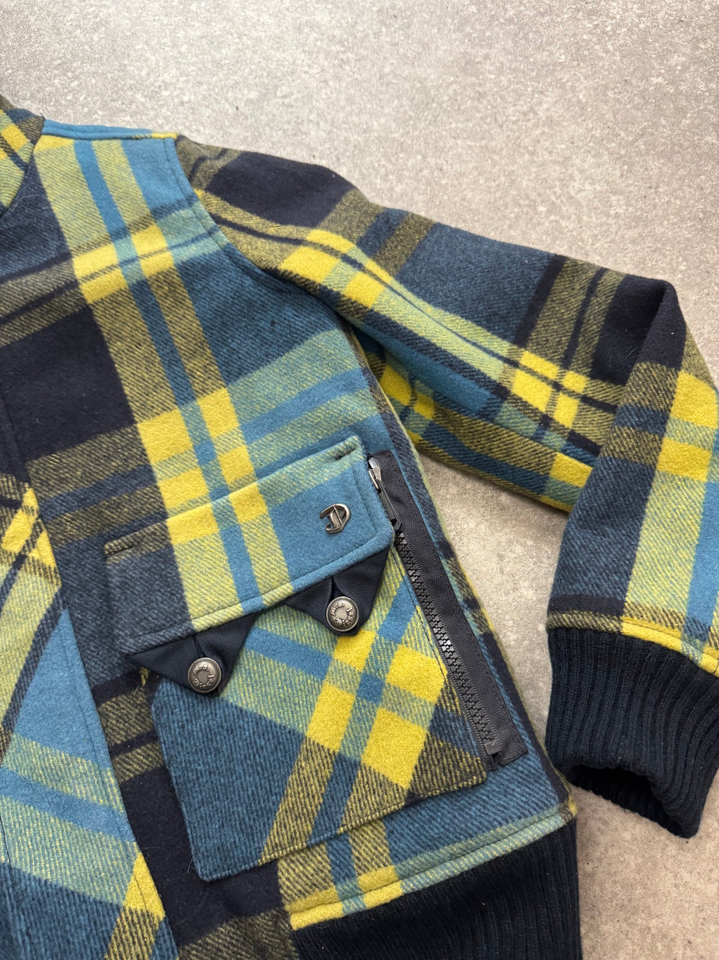 Diesel Tartan Wool Jacket (XS)