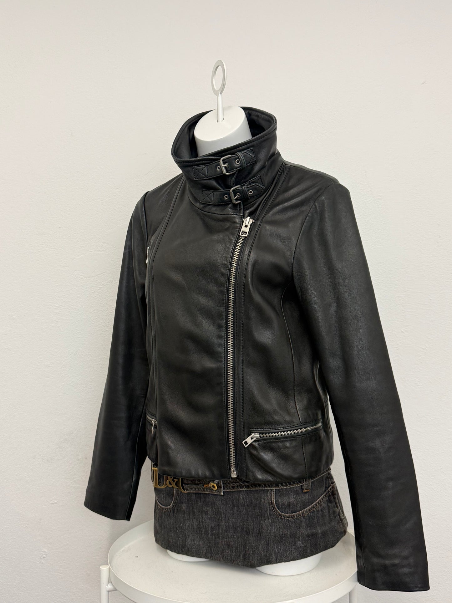Allsaints Leather Jacket (UK12)