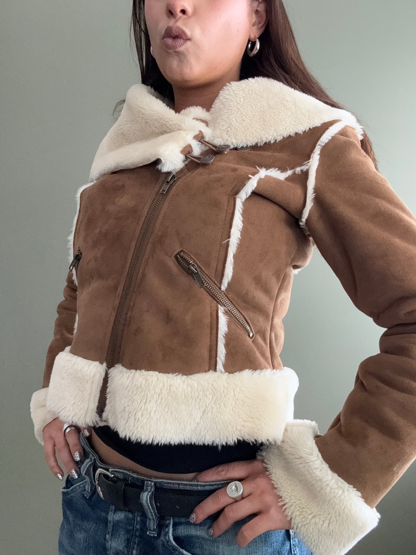 Morgan De Toi Faux Fur Jacket (S)