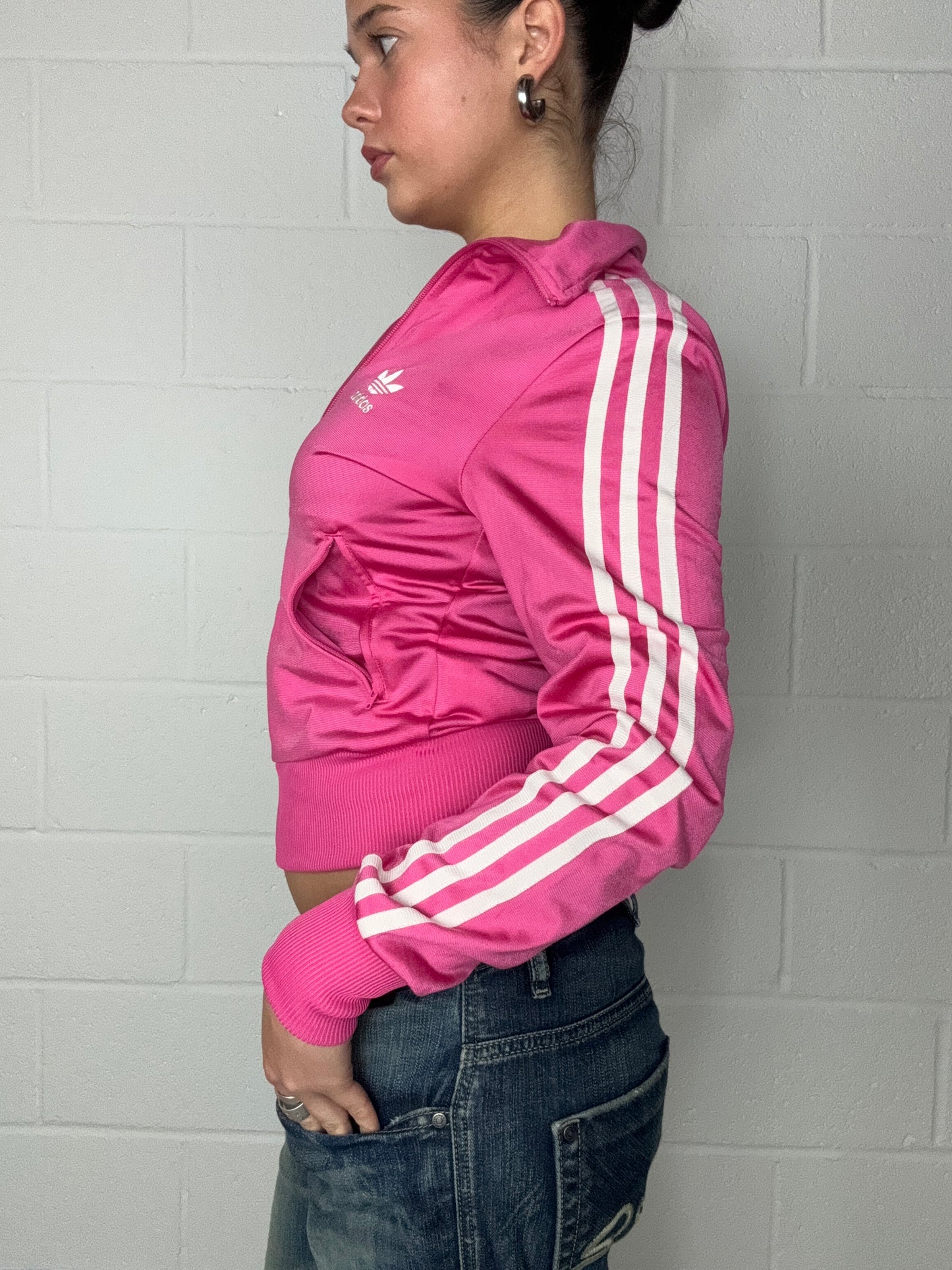 Pink Adidas Tracksuit Jacket