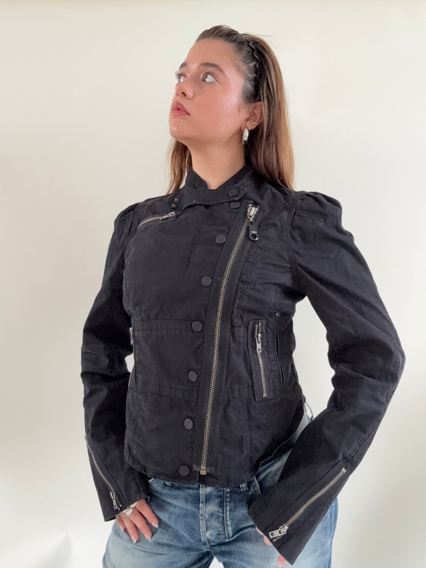 Y2K Asymmetric Corset Jacket (UK12)