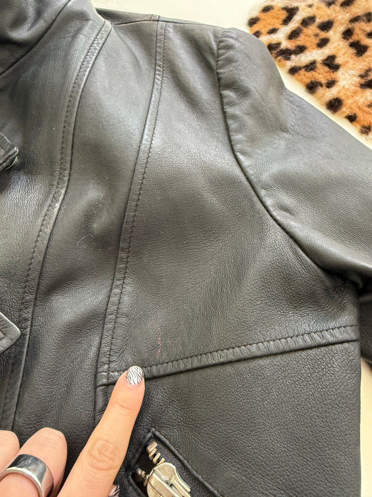 Morgan De Toi Leather Jacket (S)