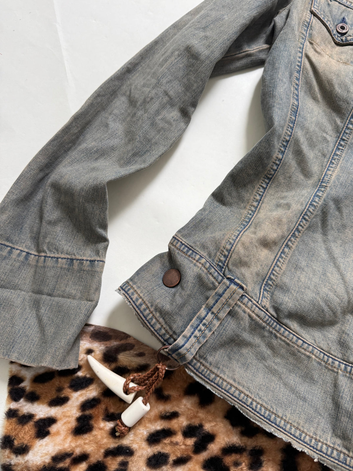 Diesel Denim Wrap Top (S)