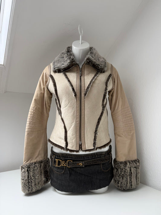 Firetrap Faux Fur Jacket (S)
