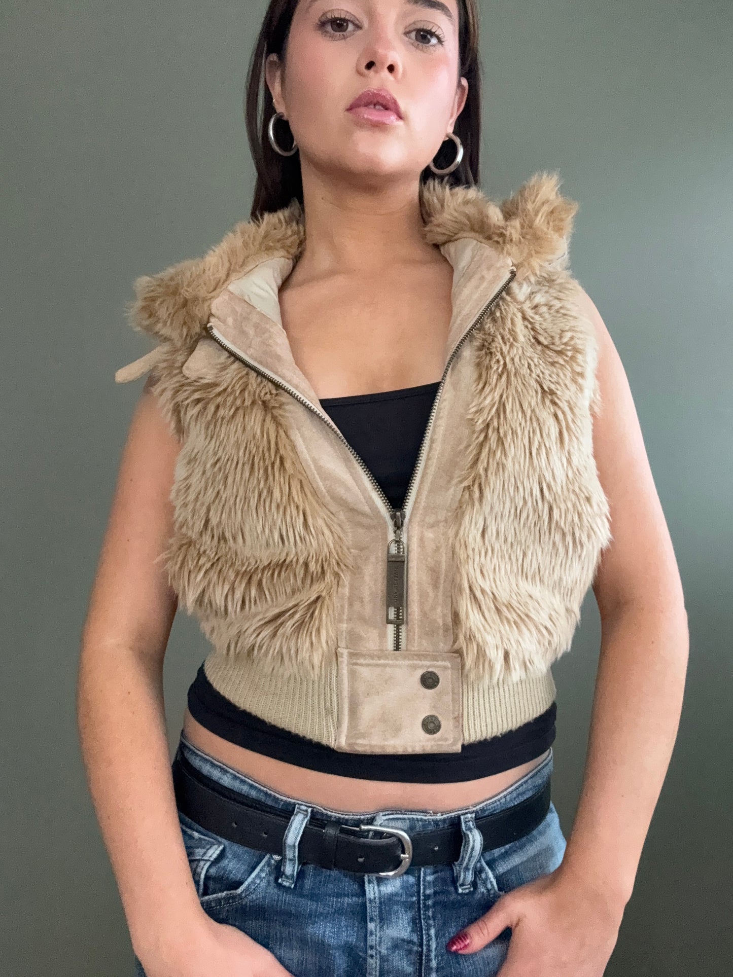 Faux Fur Gilet (UK6)