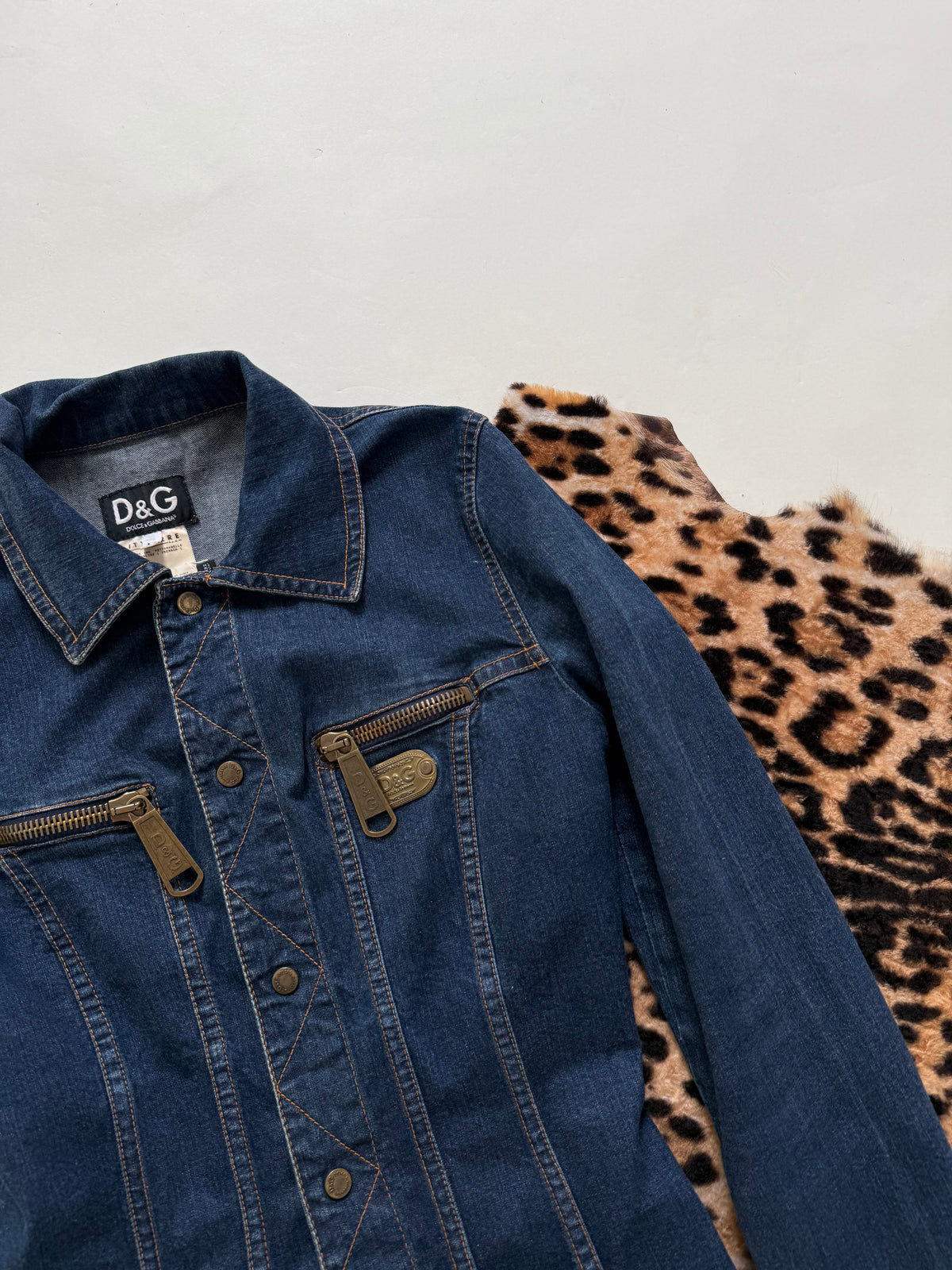 Vintage Dolce & Gabbana Fitted Denim Jacket (M)