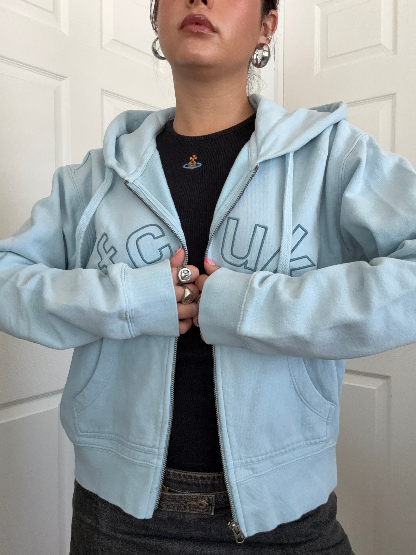 French Connection Zip Hoodie (L)
