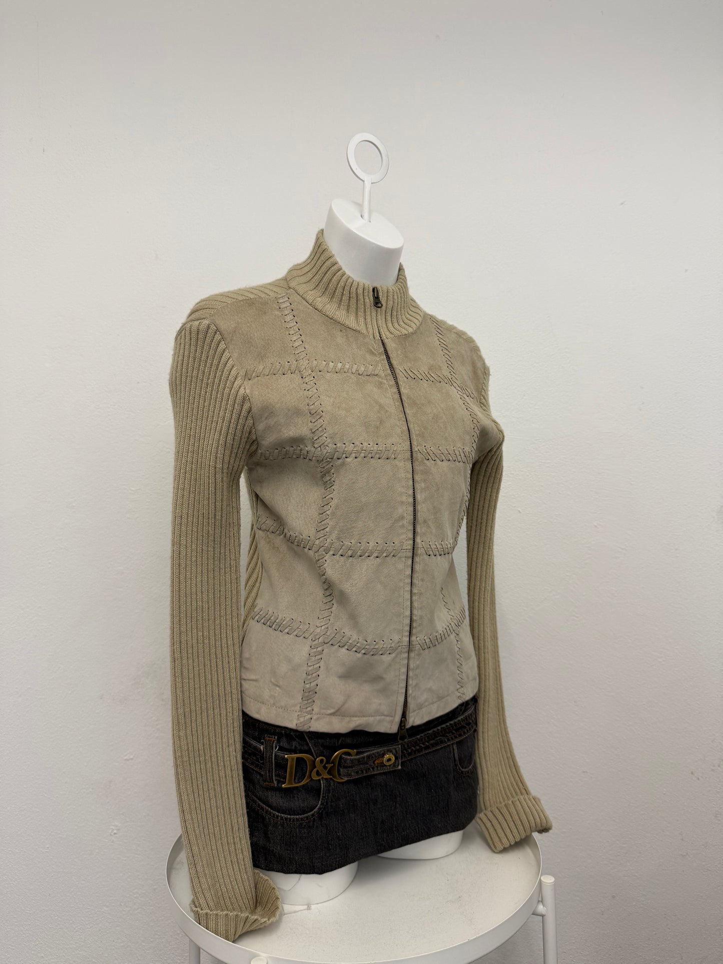 Suede Knit Jacket (UK12)