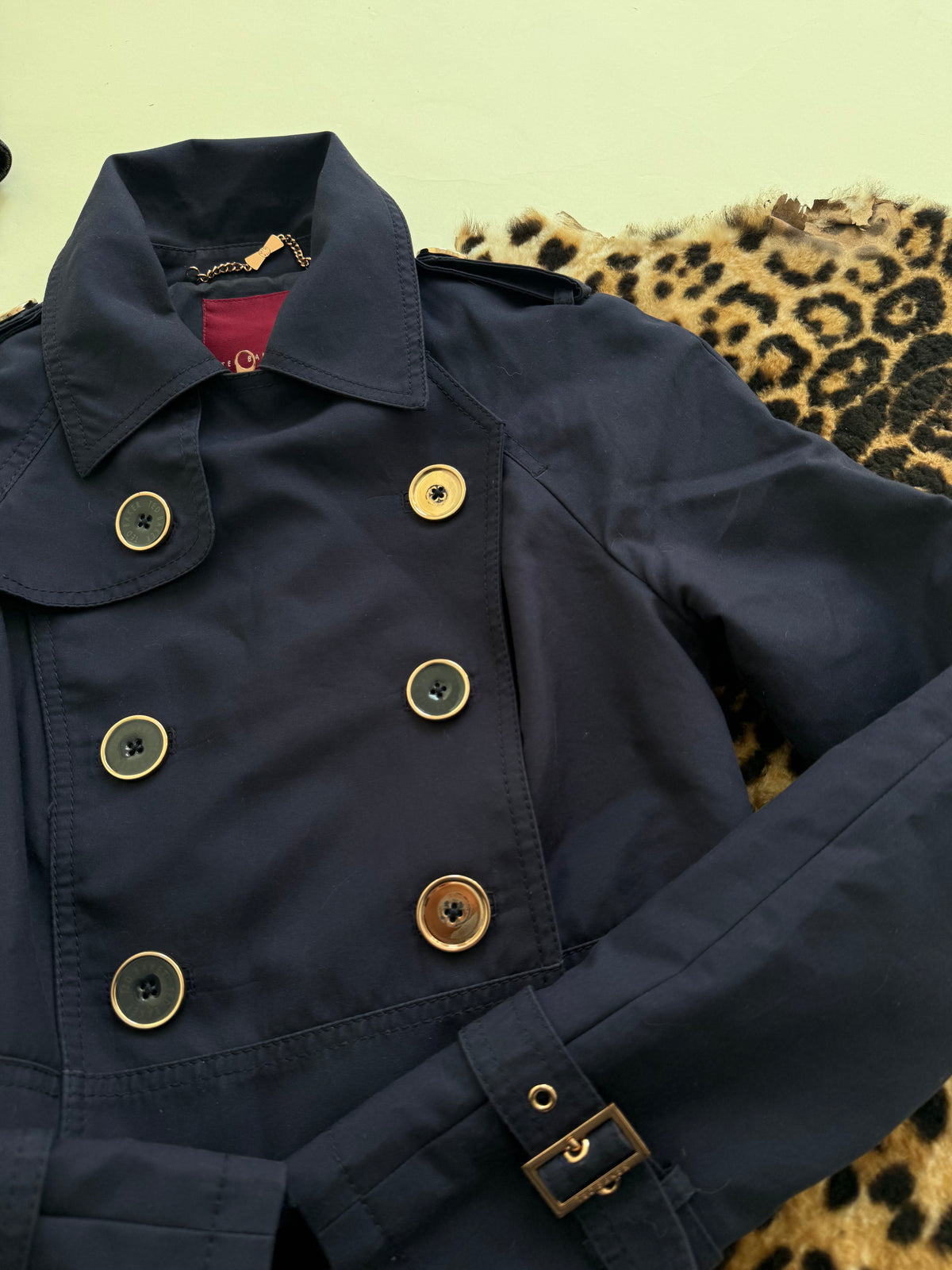 Ted Baker Cropped Trench Coat (XS)