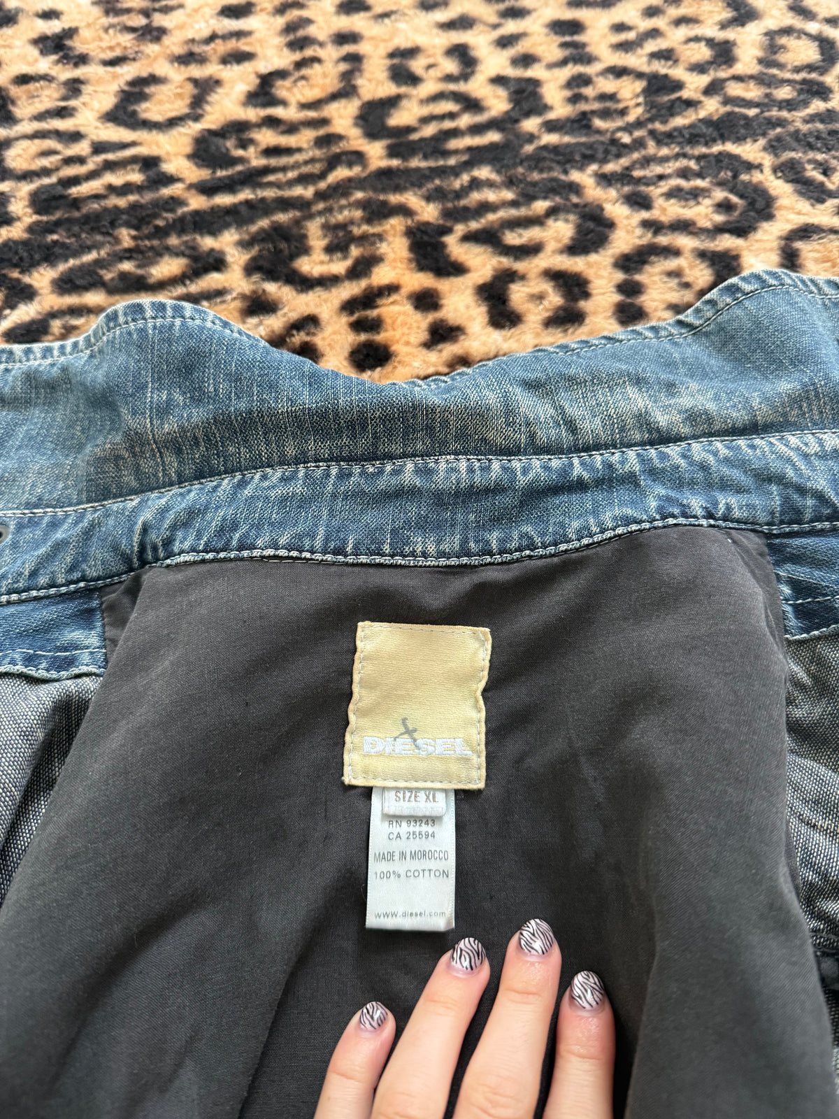 Vintage Diesel Denim Jacket (XL)