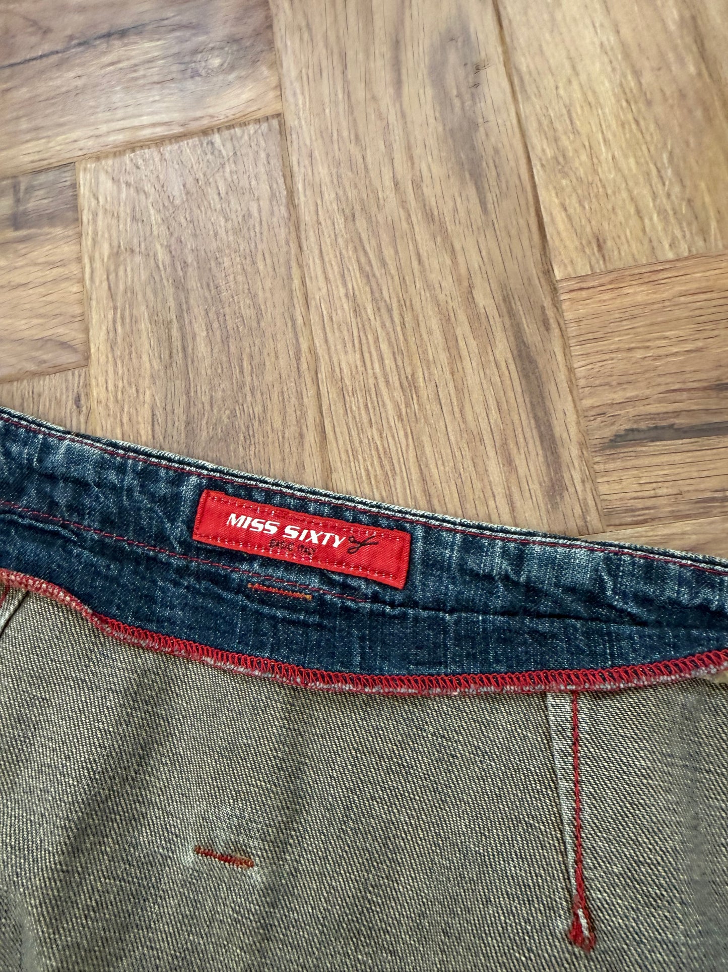Miss Sixty Denim Wrap Skirt (S)