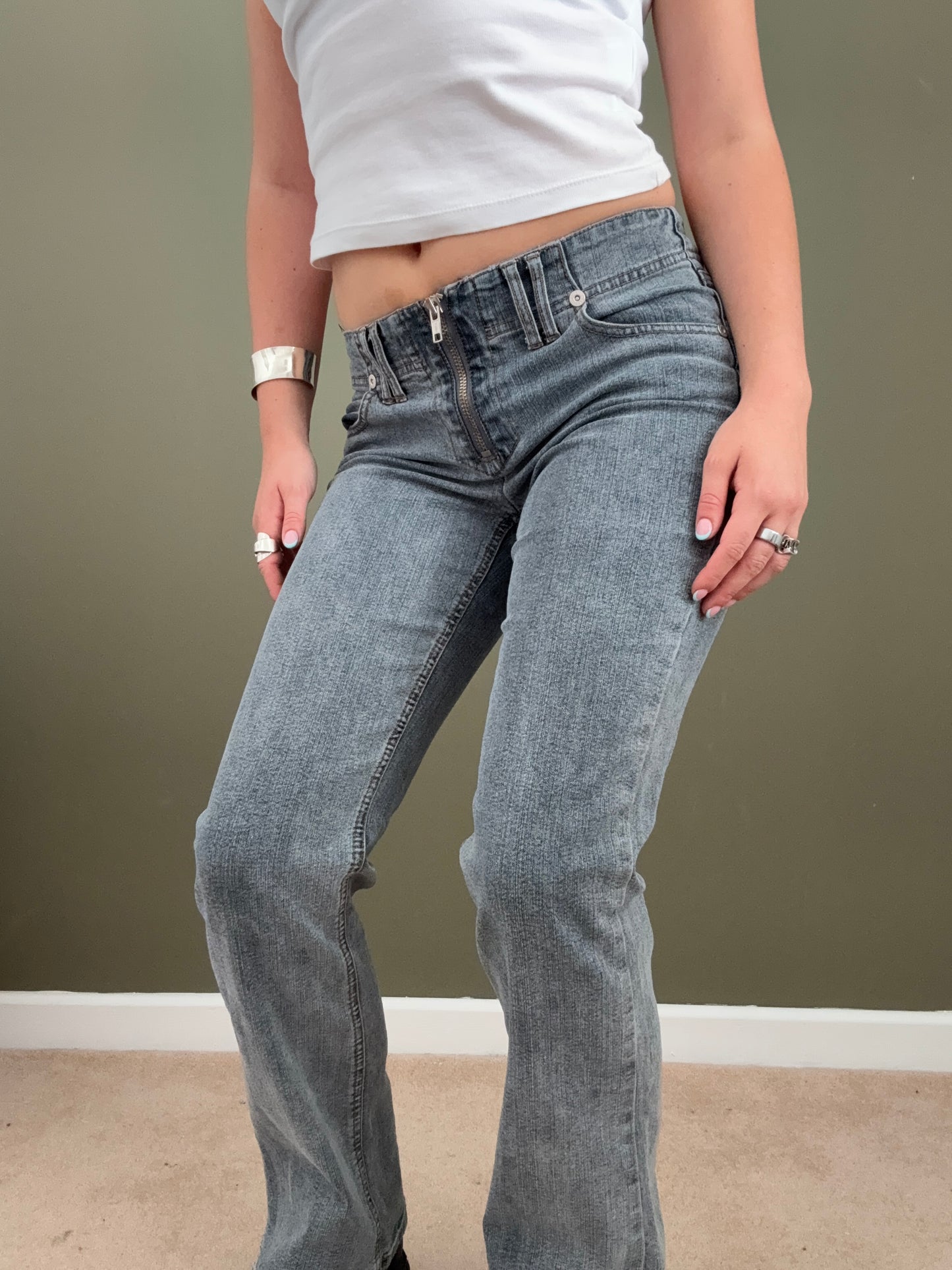 Low Rise Y2K Jeans (UK12)