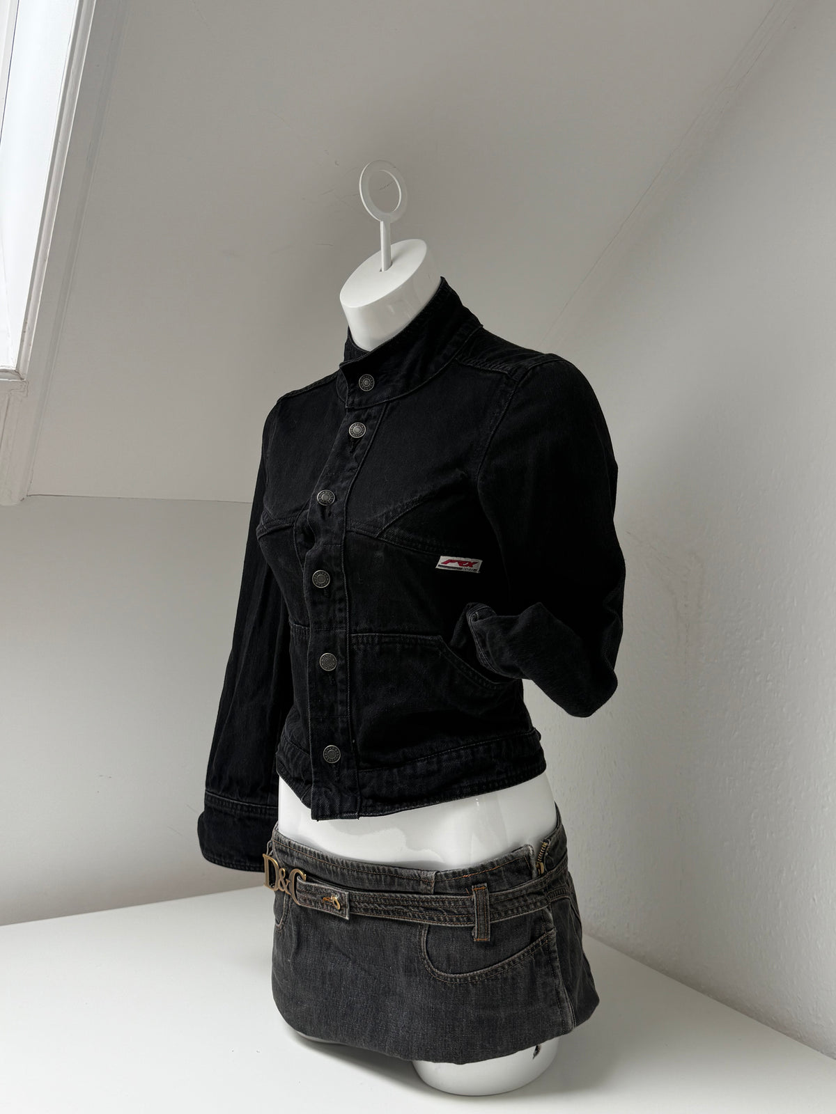 Y2K Black Corset Jacket (S)