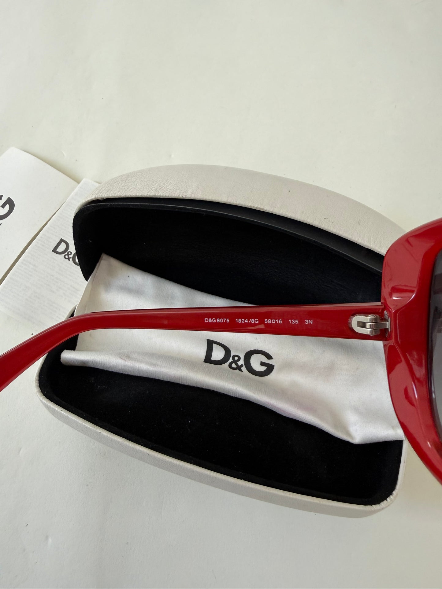 Dolce & Gabbana Red Sunglasses