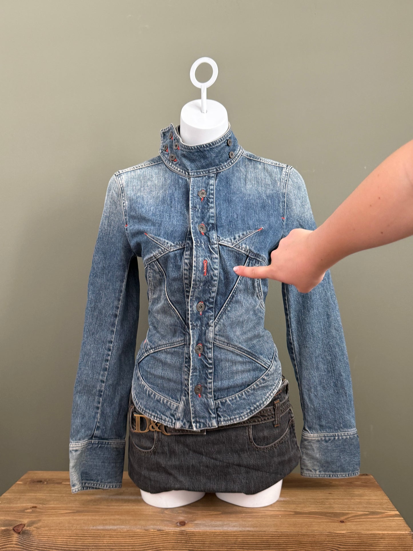 Diesel Denim Corset Jacket (M)