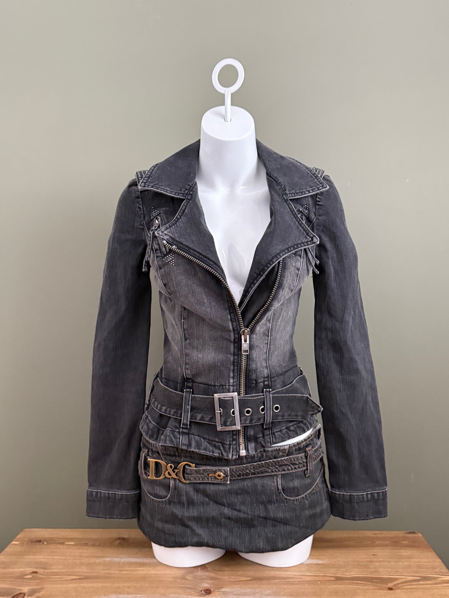 Guess Biker Denim Jacket (S)