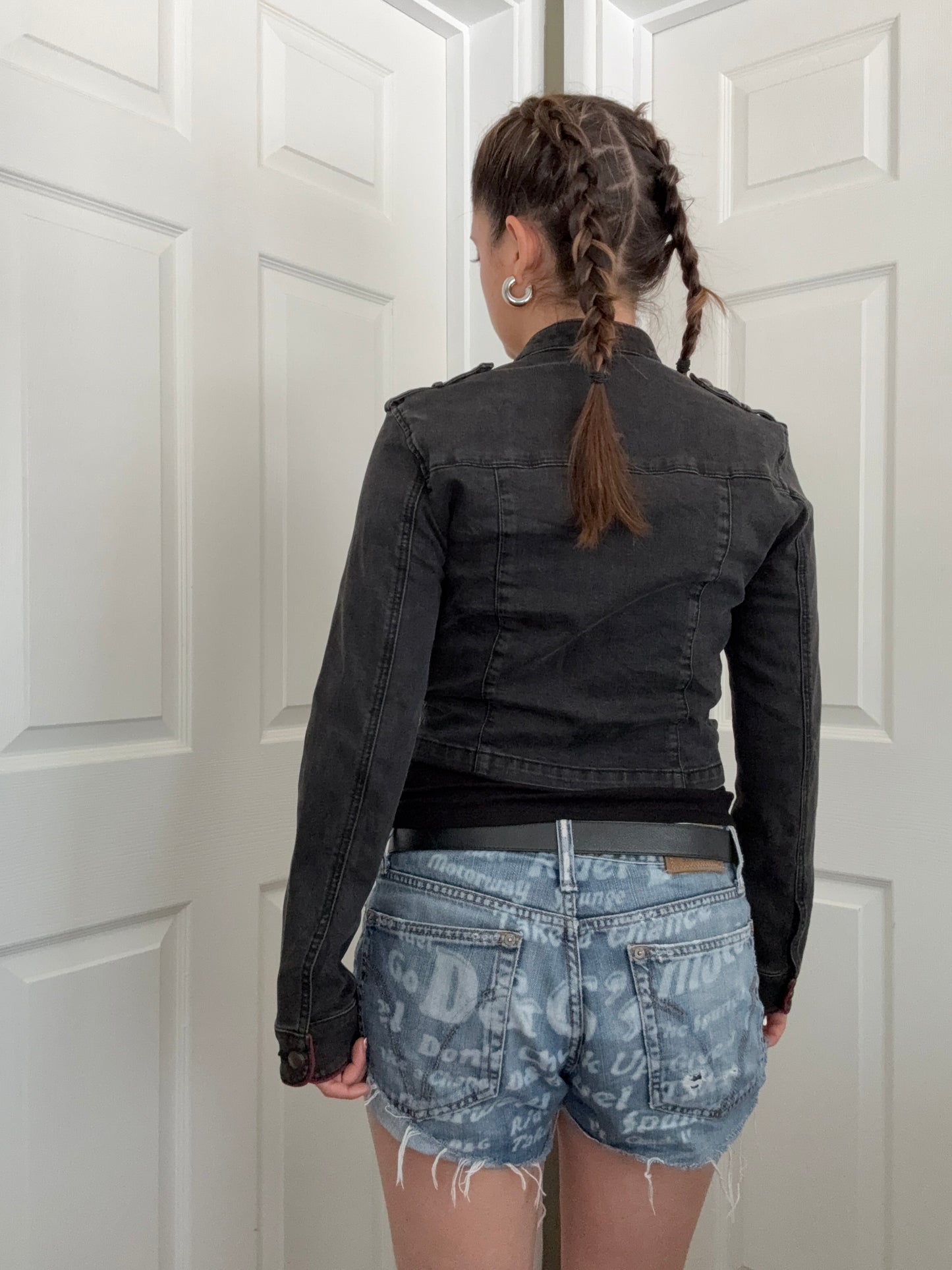 Guess Cropped Military Jacket (M)
