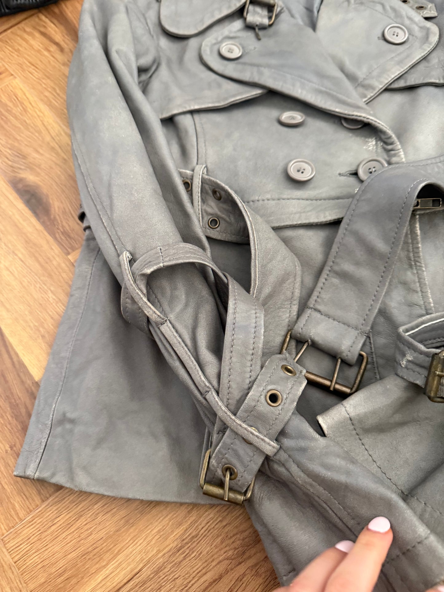 Allsaints 2 in 1 Leather Jacket (UK10)