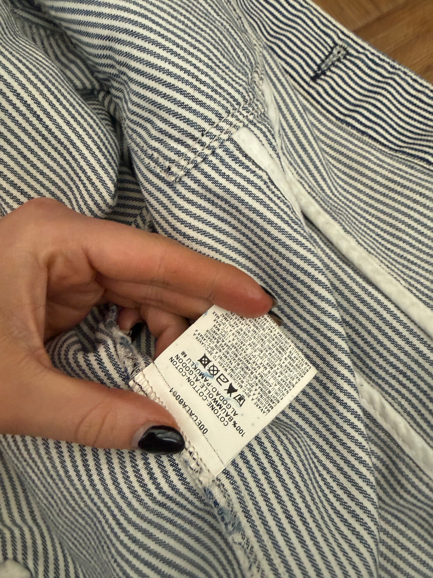 Diesel Pinstripe Denim Jacket (S)