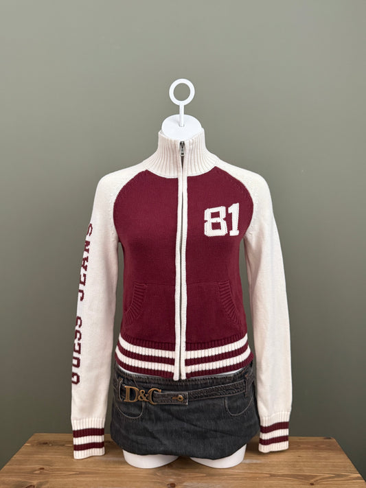 Guess Knitted Zip Jumper (S)