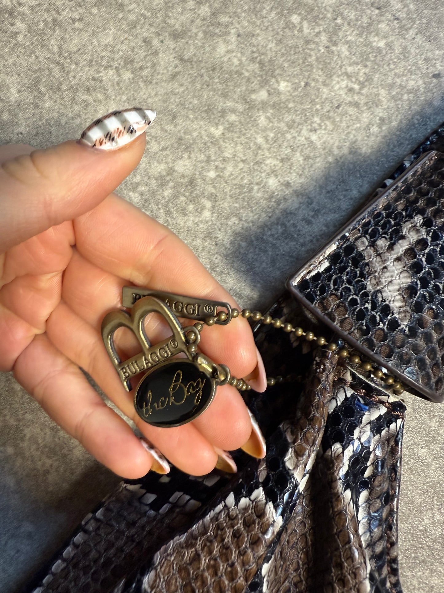 Bulaggi Faux Fur/Leather Bag