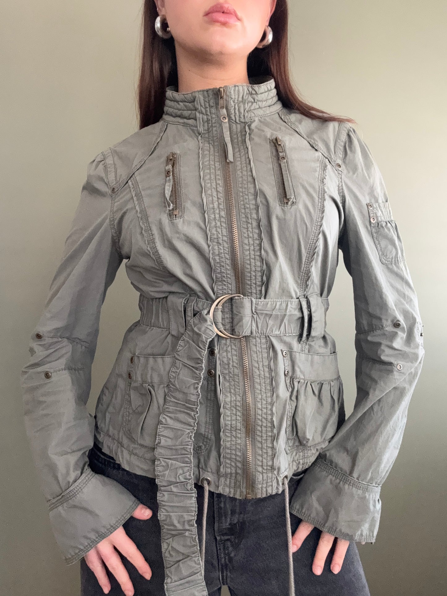 Y2K Utility Coat (UK12)