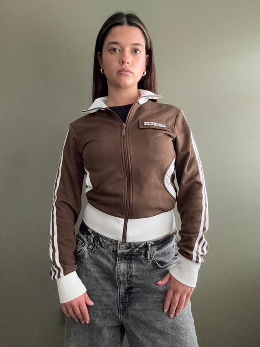 Brown Adidas Track Top (UK10)