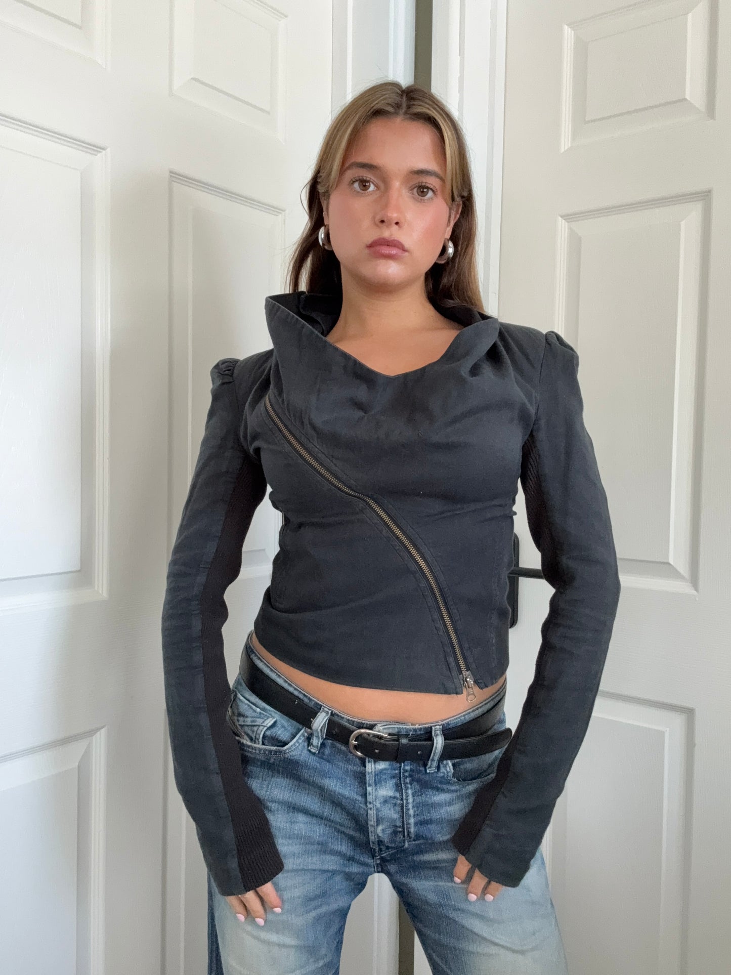 Allsaints Asymmetric Jacket (UK8)