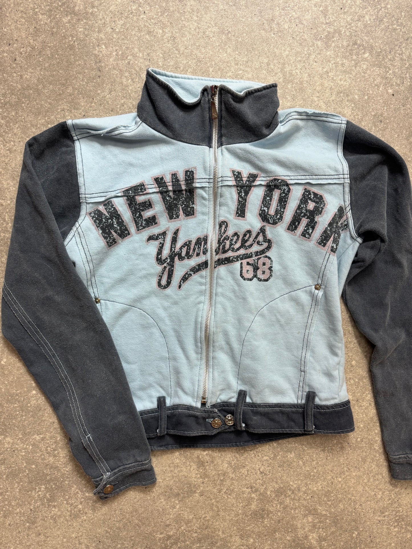 NY Yankees Zipper Jumper (UK14)