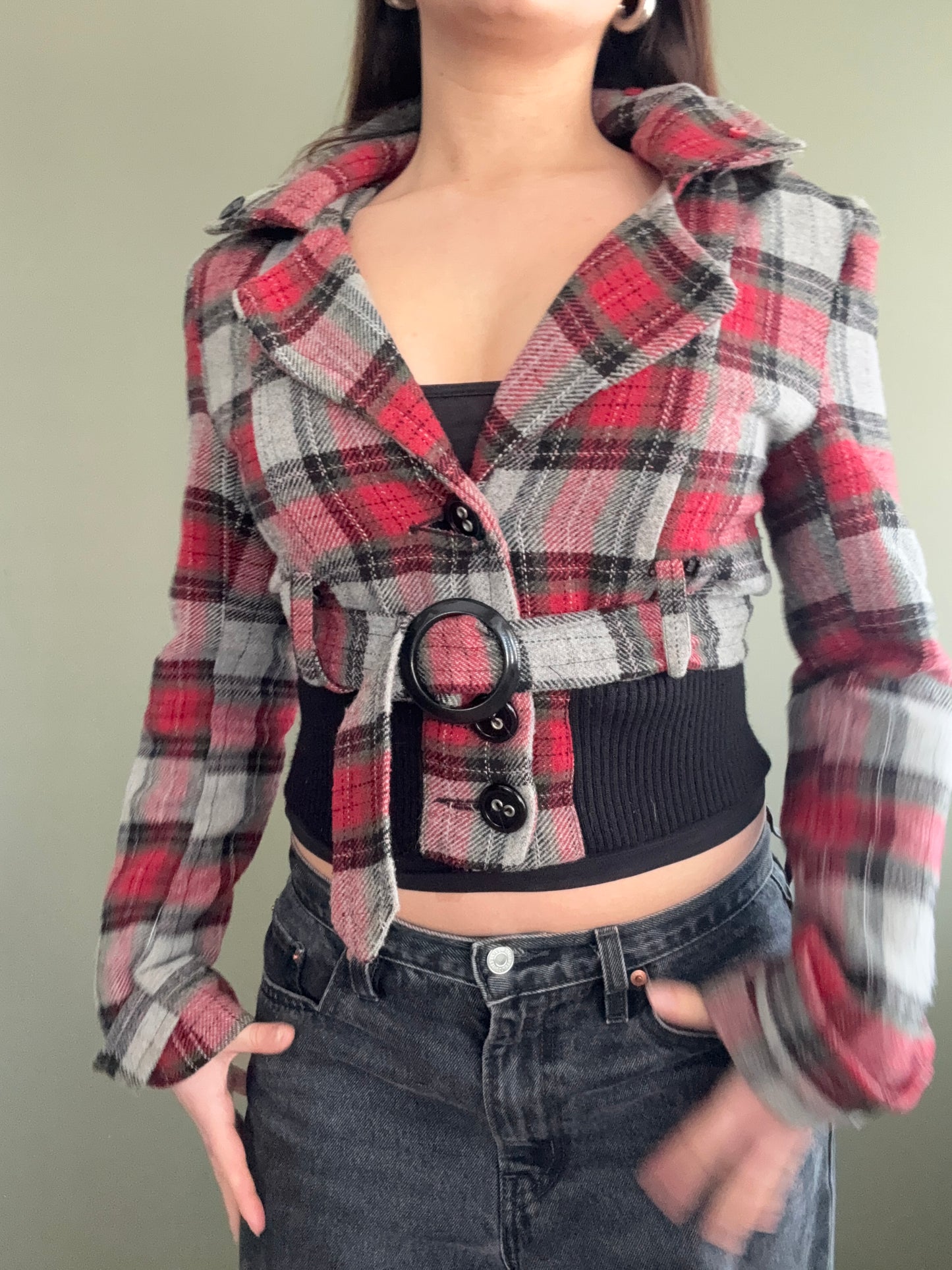 Tartan Hooded Jacket (S)