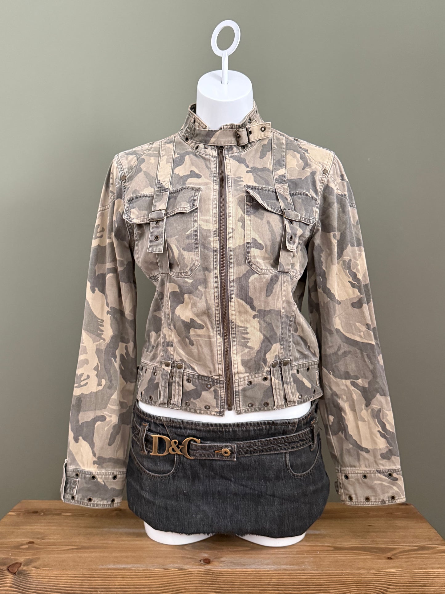Camo Cargo Jacket (UK14)