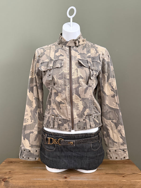Camo Cargo Jacket (UK14)