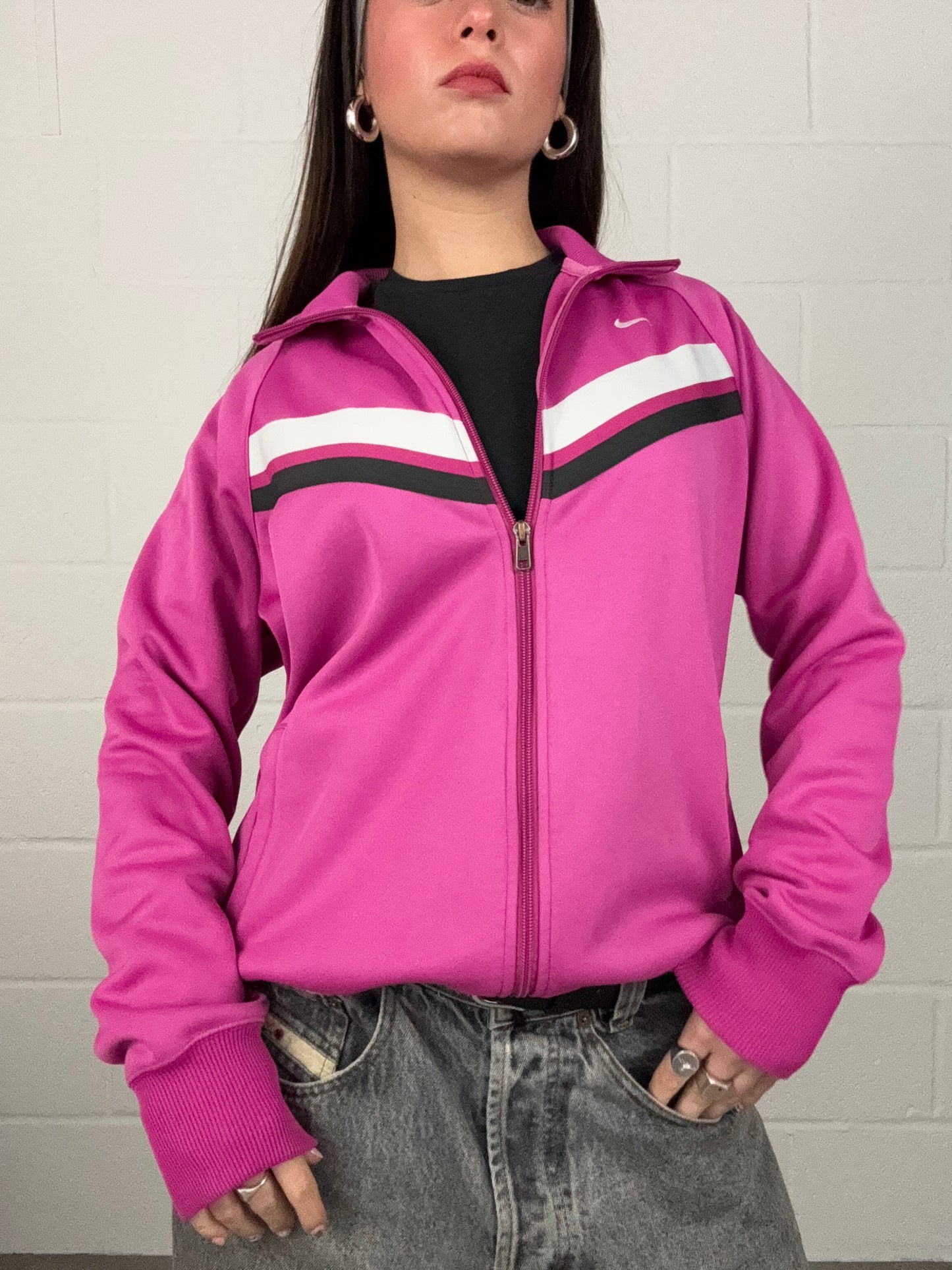 Pink Nike Tracksuit Top (XL)