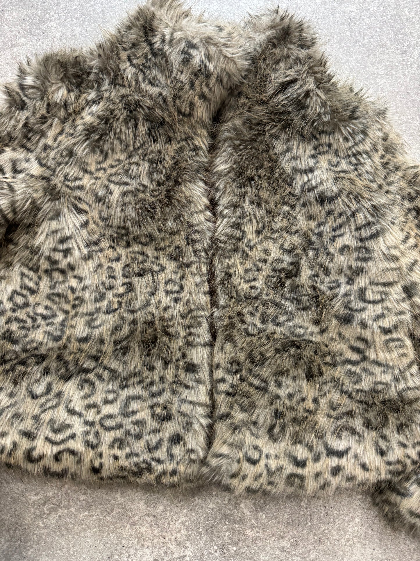 Faux Fur Leopard Jacket (UK10)