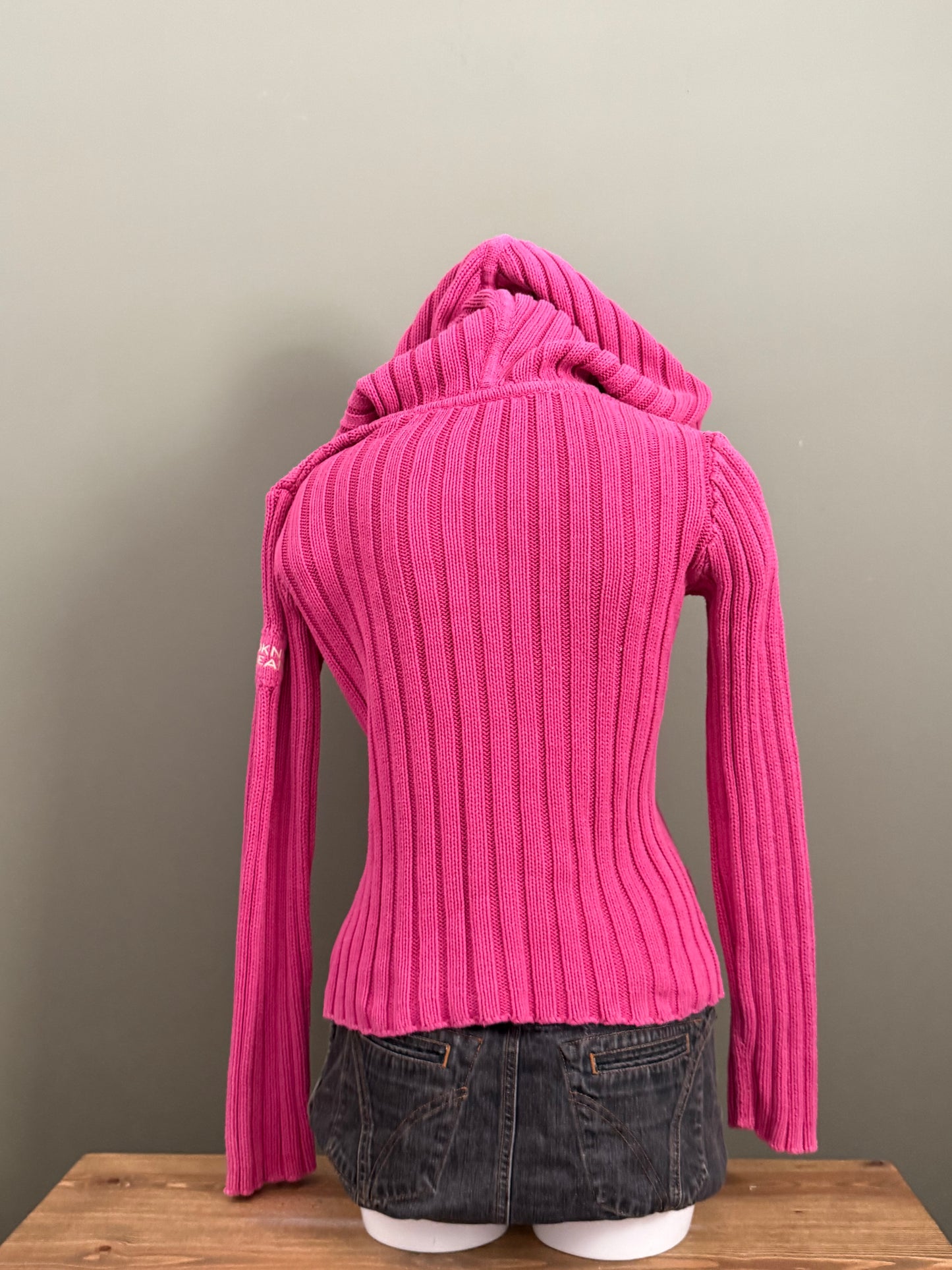 DKNY Pink Knit Jumper (M)