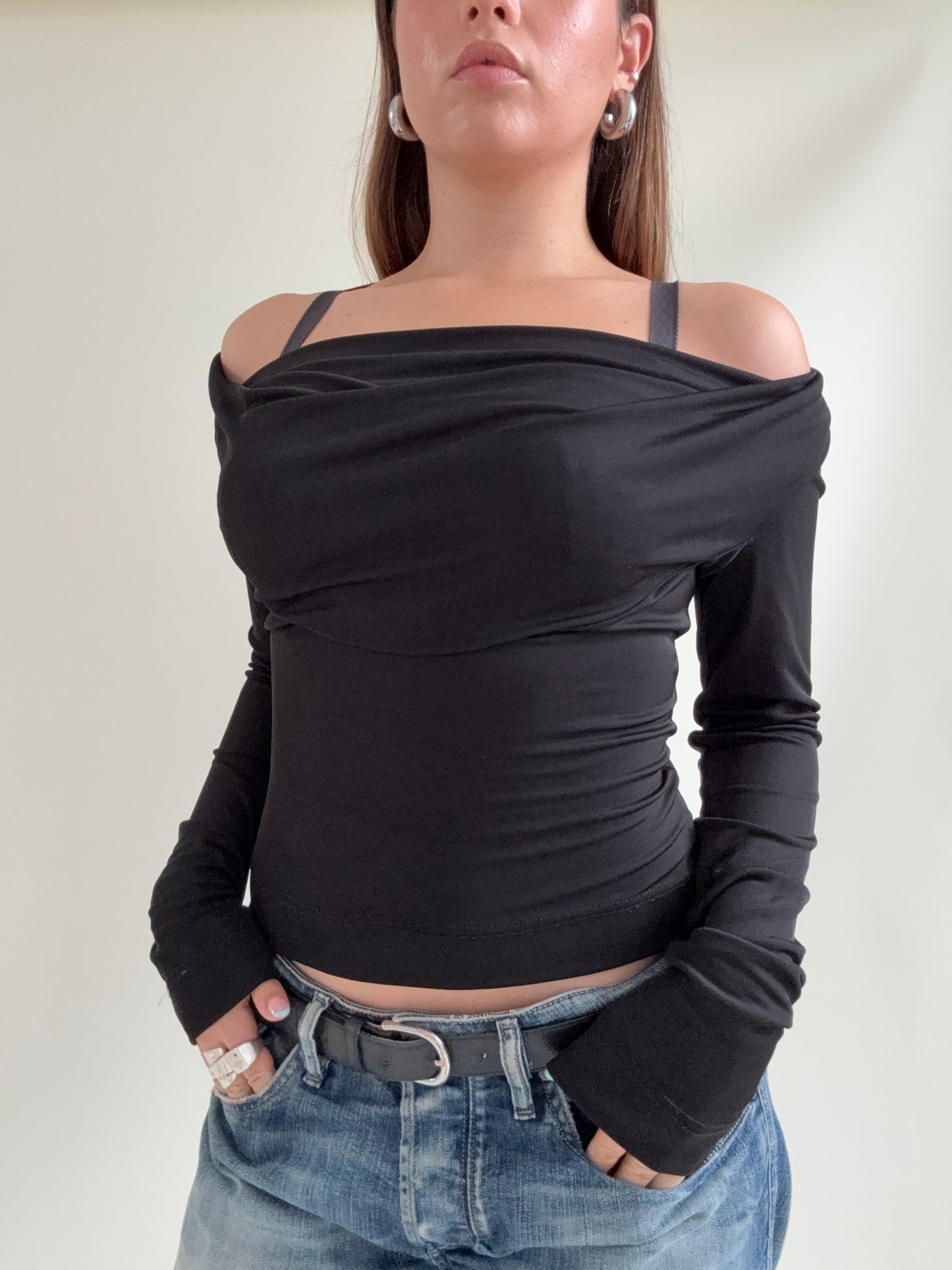 Allsaints Mesh Slinky Top (S)