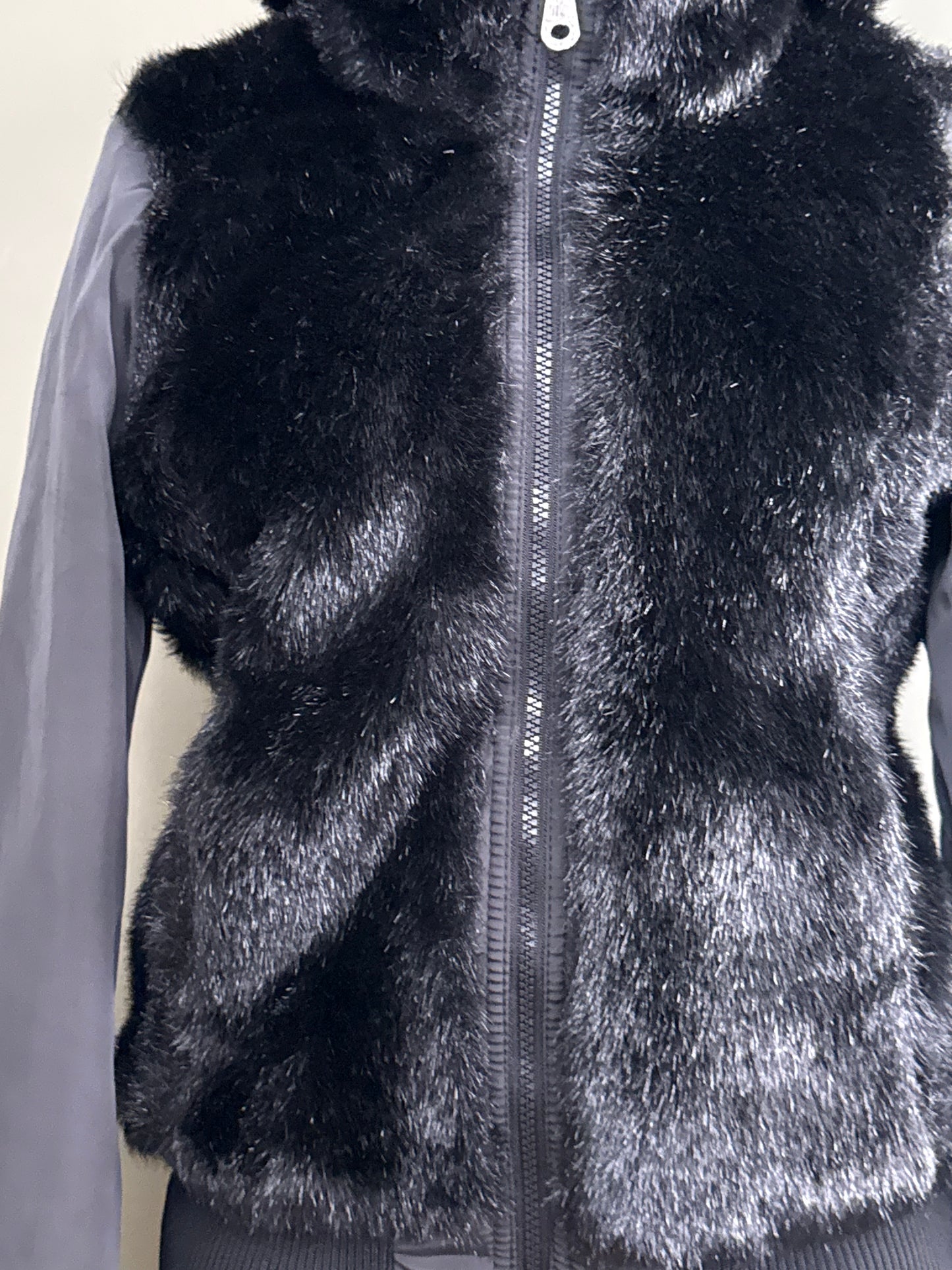 Miss Sixty Reversible Faux Fur Jacket (S)