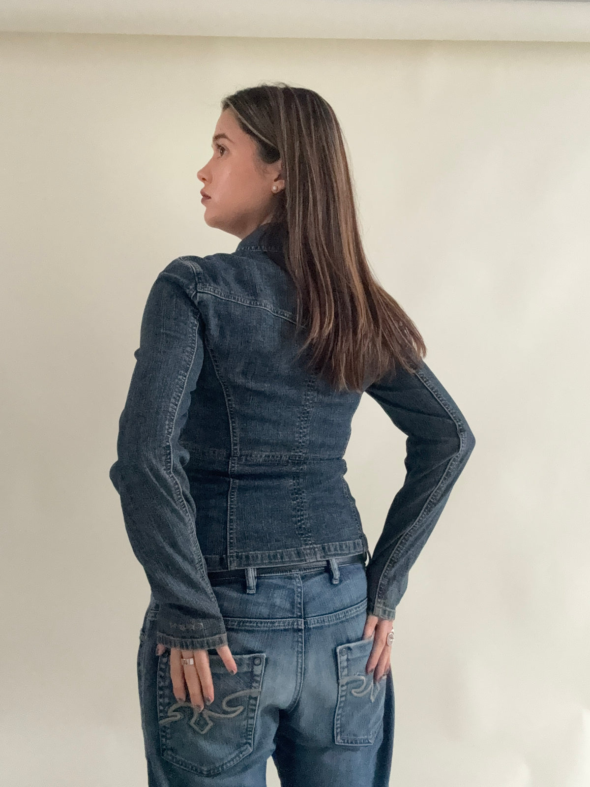 DKNY Denim Cargo Jacket (S)