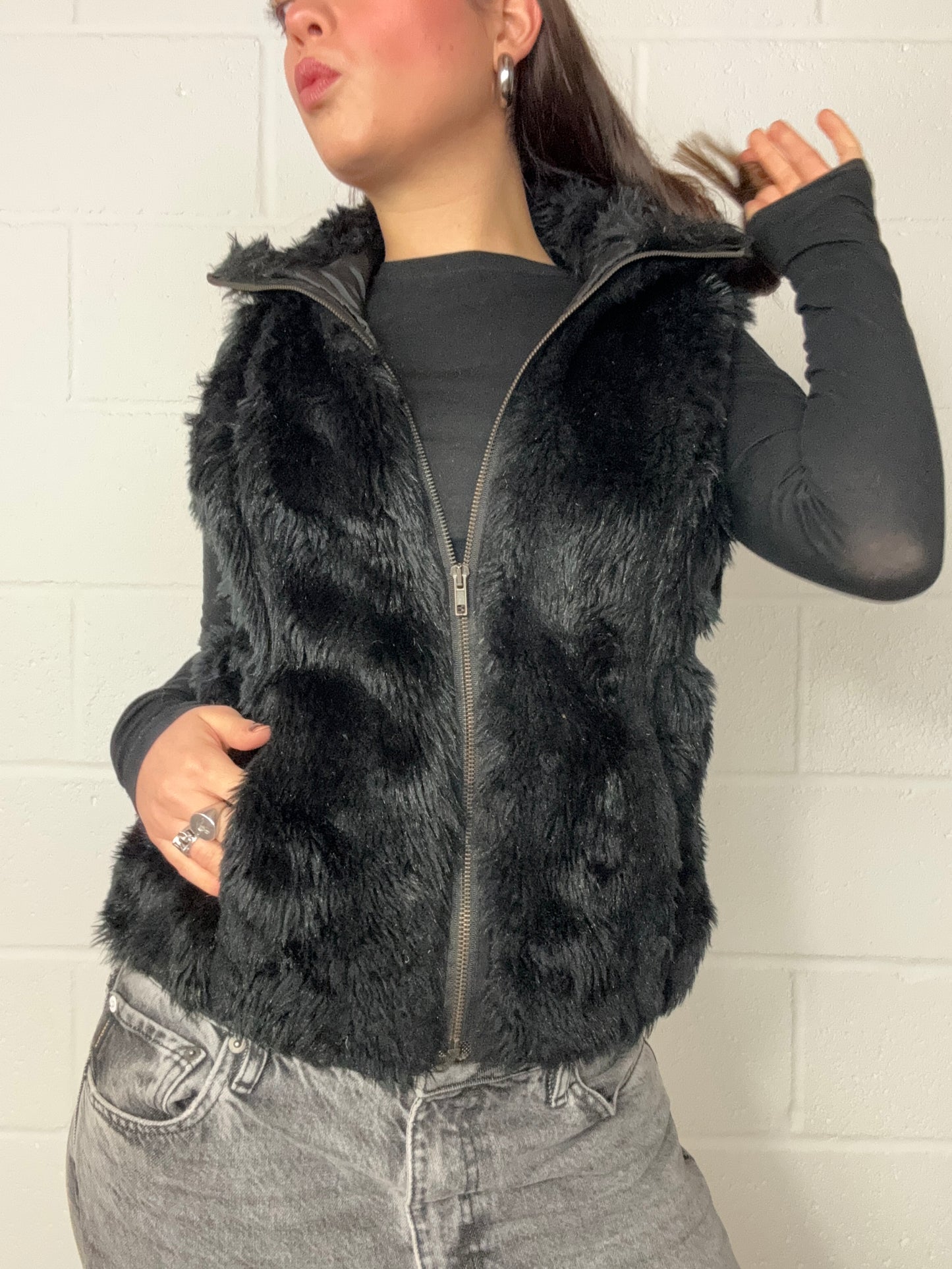 Faux Fur Gilet (UK8)