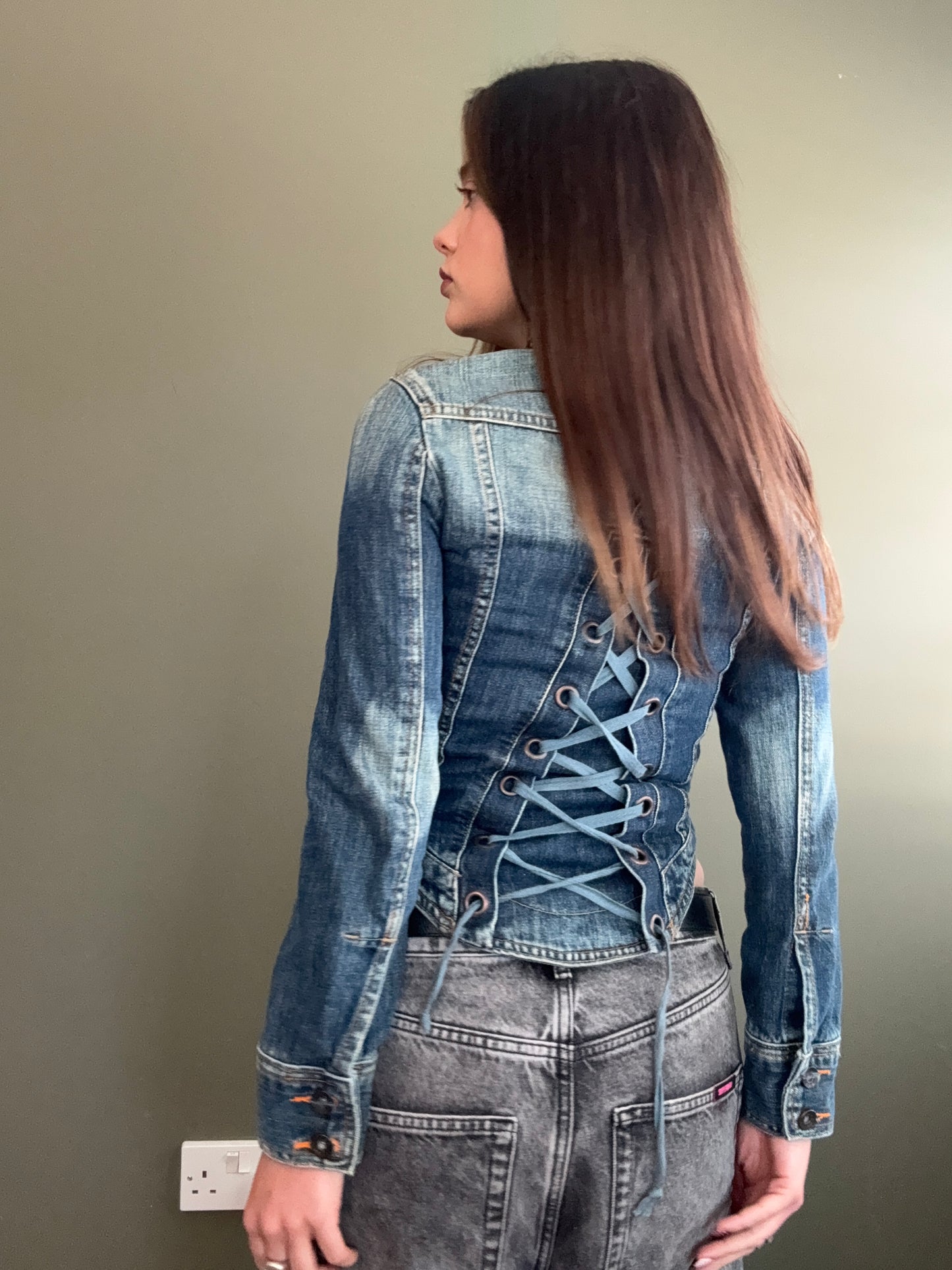 Denim Corset Jacket (XS)